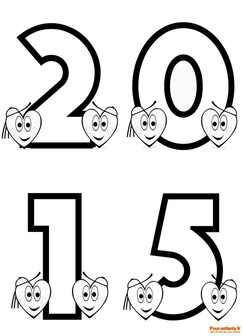 Coloriage A Imprimer Avec Des Chiffres